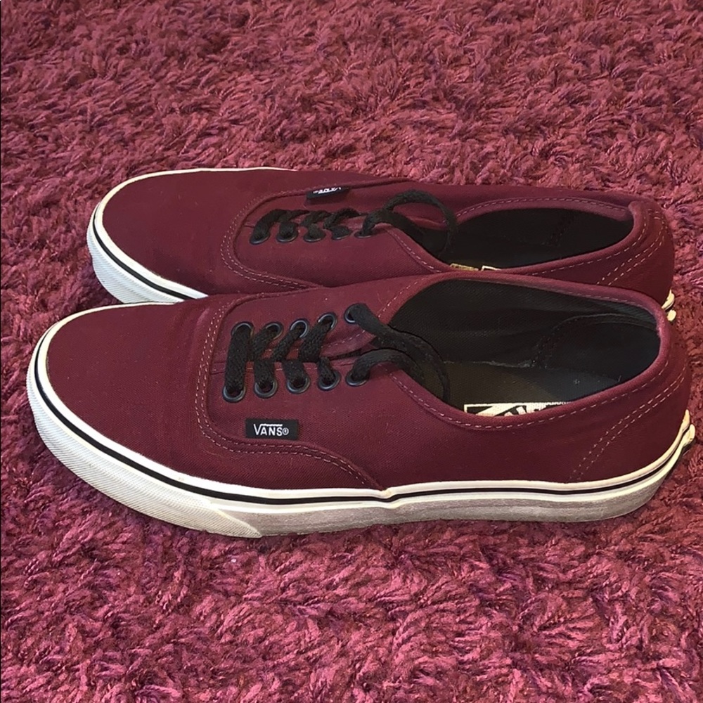 Maroon Vans